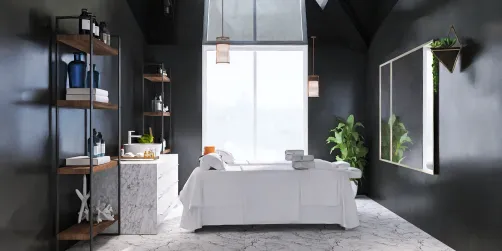 Spa massage room 