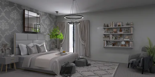 Gray Bedroom 
