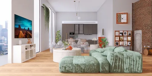 70’s vintage apartment loft