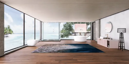 Beach bathroom