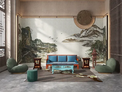 Oriental living room