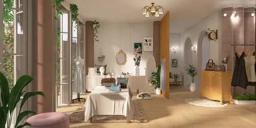 Vintage shop design 🕰️👜