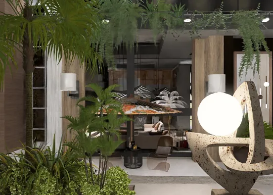 # Side into Modern Light Renderização de Design
