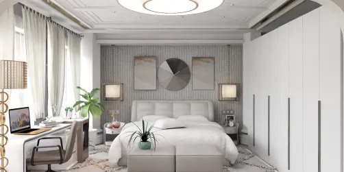 White bedroom 