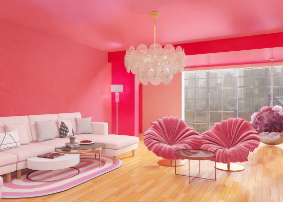 Barbie's livingroom Design Rendering