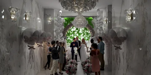 Beautiful Small Wedding Ceremony 