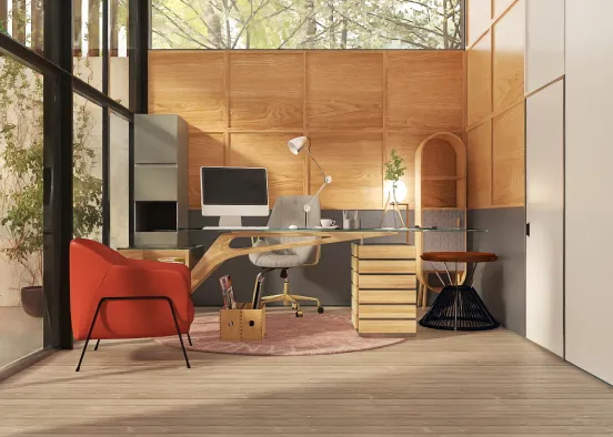 Wonderful office room 💕 Design Rendering