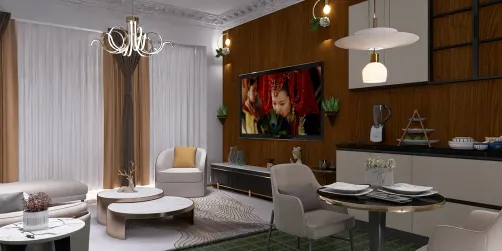 livingroom kitchen and dining 