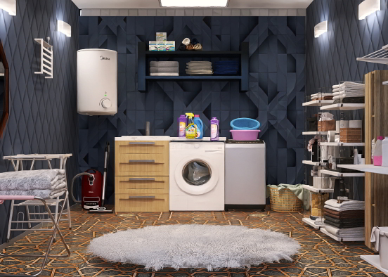Dream laundry room Design Rendering