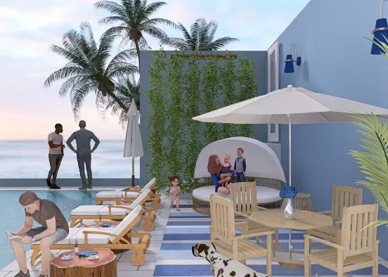 Beach Resort ⛵🌞 Design Rendering