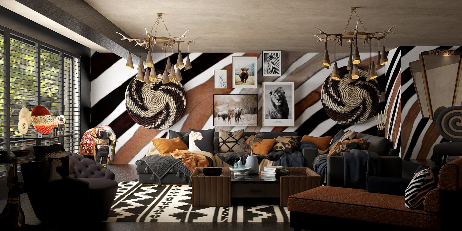 “Savanna Sanctuary” Living Room 