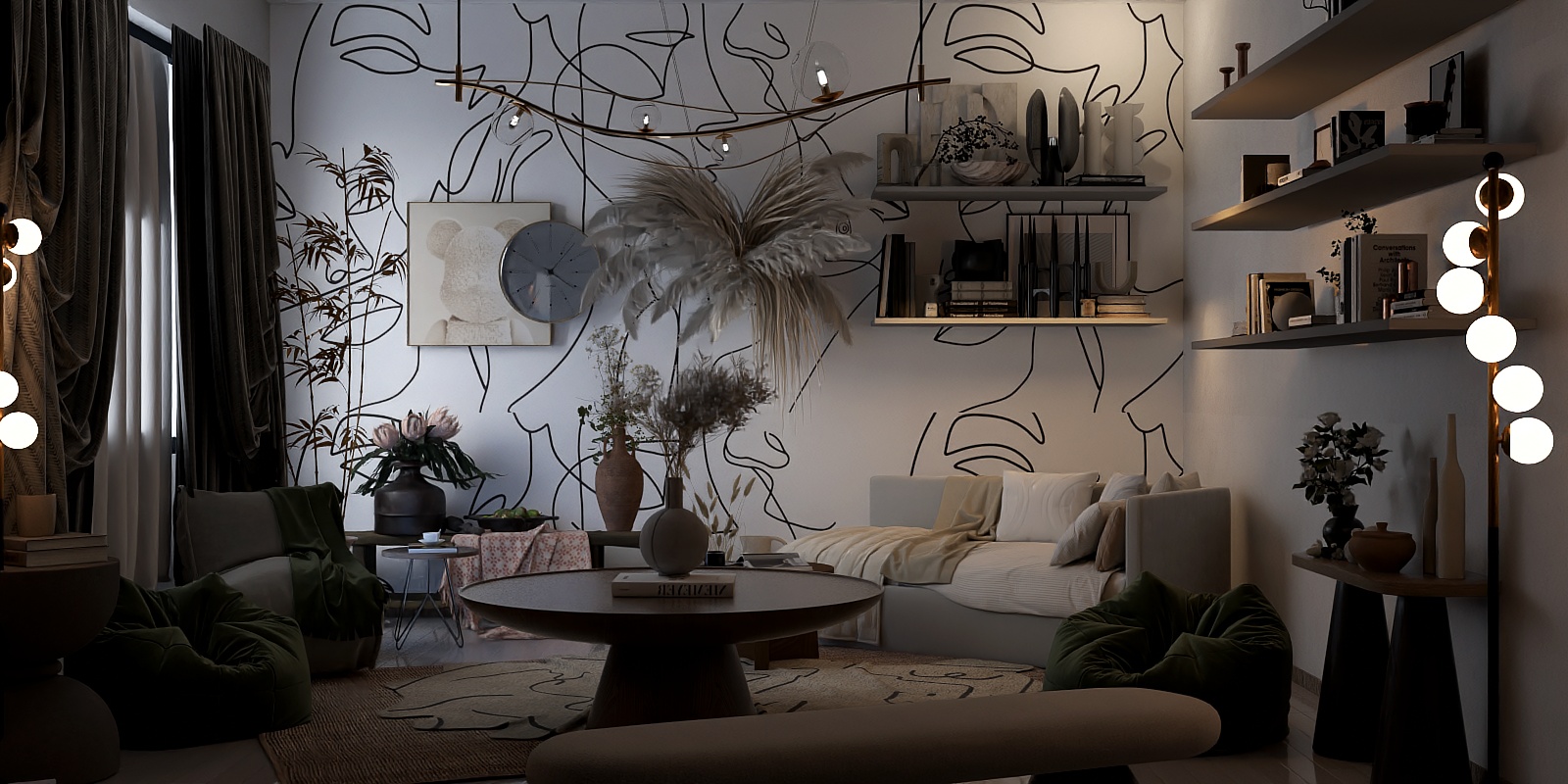 quiet place to lazy around 