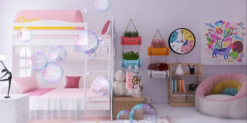 Cute little bedroom for 2