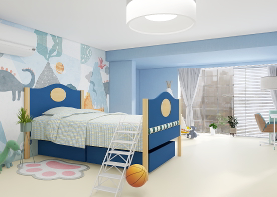 Little guys' room decoration  Design Rendering