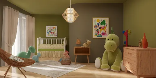 p'tite chambre de bébé thème dino