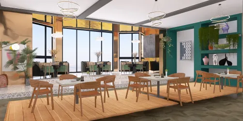 Modern restaurant to teenagers 