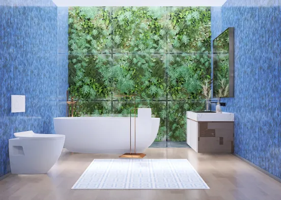 3 BLUE BATHROOM 💙🩵 Design Rendering