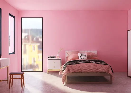 Girls bedroom  Design Rendering