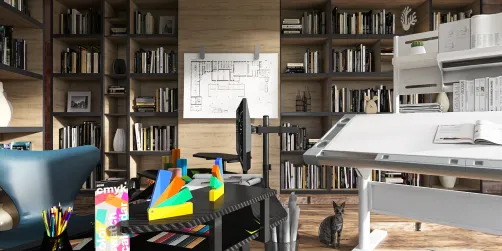 Spazi di Creatività....architect's cat😼😼😼