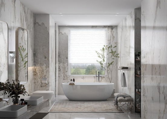 Bathroom 🤍 Design Rendering