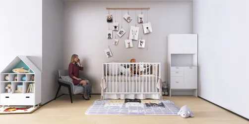 Baby nursery room 