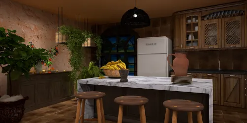 Tuscan Style Kitchen 