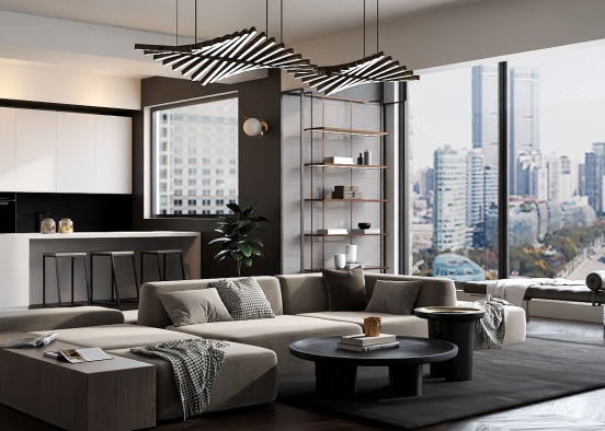 Luxury apartment Design Rendering