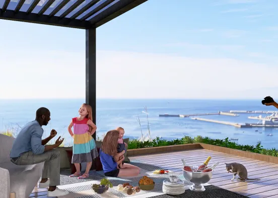 Family outing #maldives Design Rendering
