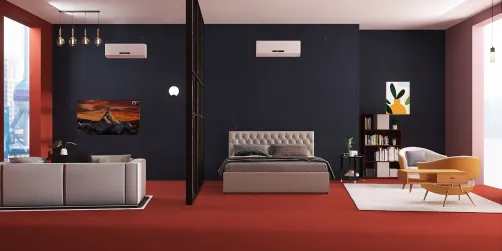 living room bedroom partation