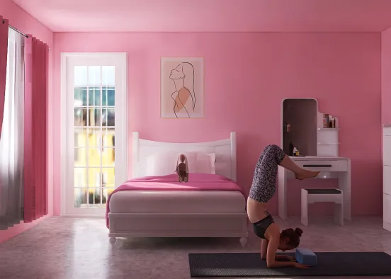 pink room 💗 Design Rendering