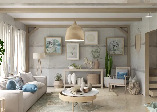 # Coastal Harmony  Renderização de Design