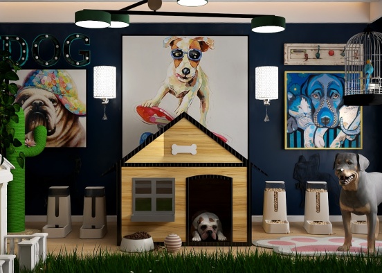 Pets Room 😊❤️😺 🐶🐕 Design Rendering