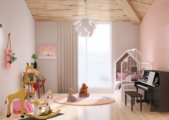 Child’s bedroom Design Rendering