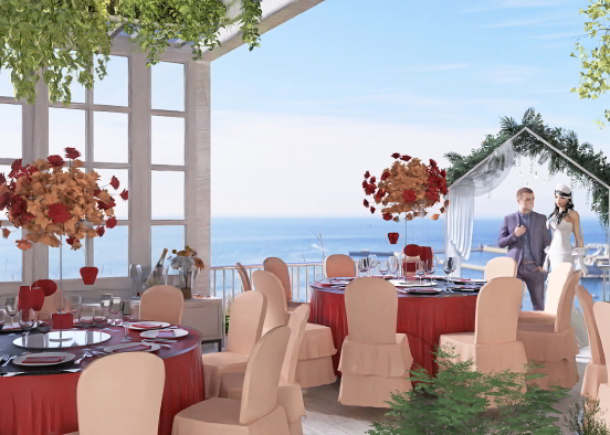 Wedding at the sea Design Rendering