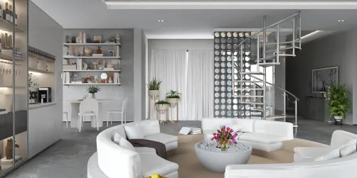 white apartment 