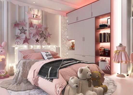 kids bedroom in my dreams Design Rendering
