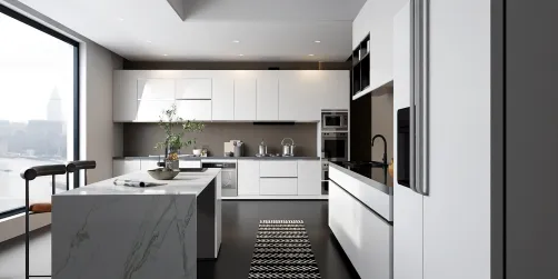 Modern Kitchen in Manhattan 