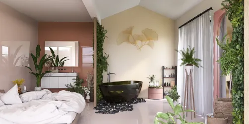 Pink mirror room