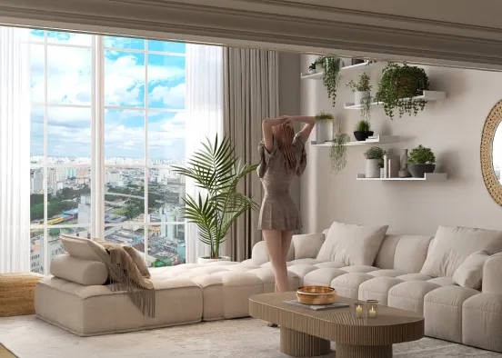 # Bathed in natural light Renderização de Design