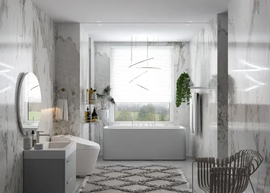 owner 2 bathroom!🛁🧼 Design Rendering