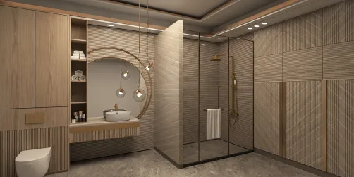 Beige Bathroom