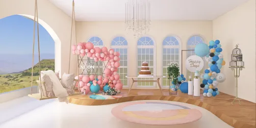 Baby only gender reveal party 