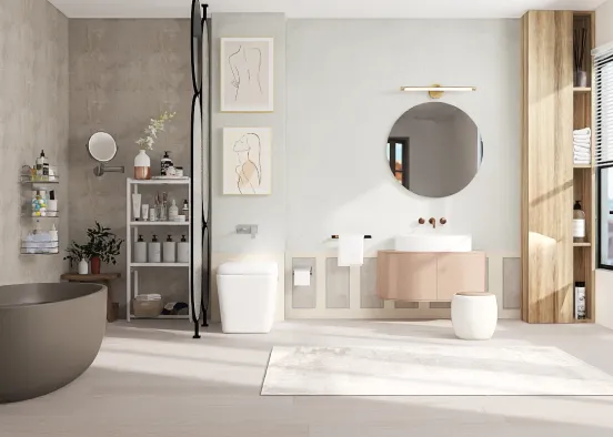 # Bathroom Renderização de Design