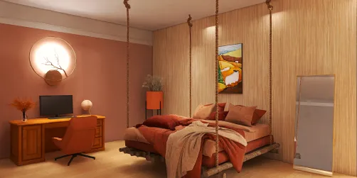 Fall themed bedroom 