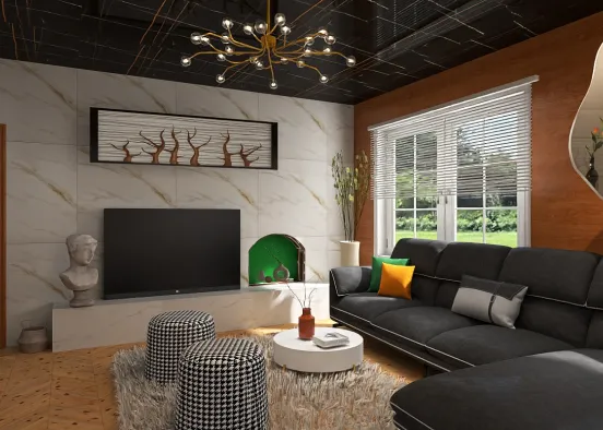# living  Renderização de Design