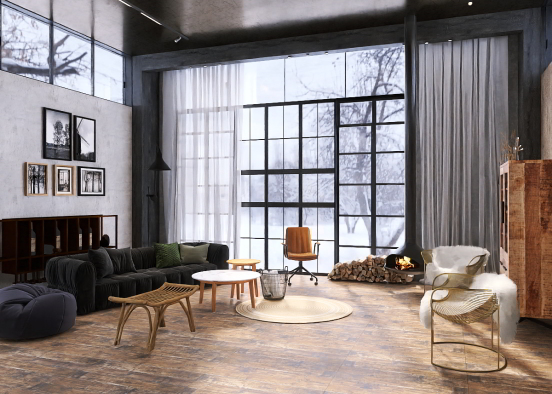 ❄️ Winter Is Coming Living room !! ❄️ Design Rendering
