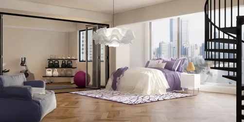 Whimsical purple 