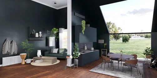 black plant home
