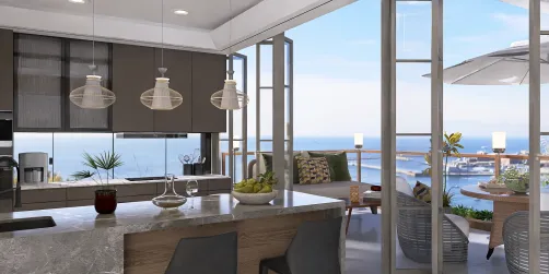 Kitchen with outdoor dining ⭐️