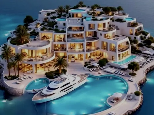 The Resort at “Isle of Lumen”